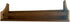 Generic Parla Nursery Dcor Brown Wall Shelf Floating Bookshelf for Baby & Kids
