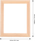 Exceart 6Pcs Wooden Dollhouse Furniture, Miniature Photo Frame DIY Dollhouse Decor