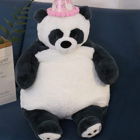 ronivia 21.5" 5.2 lbs Panda Weighted Stuffed Animals, Weighted Panda Plush Large Weighted Plush Animal Toy Pillow Gifts