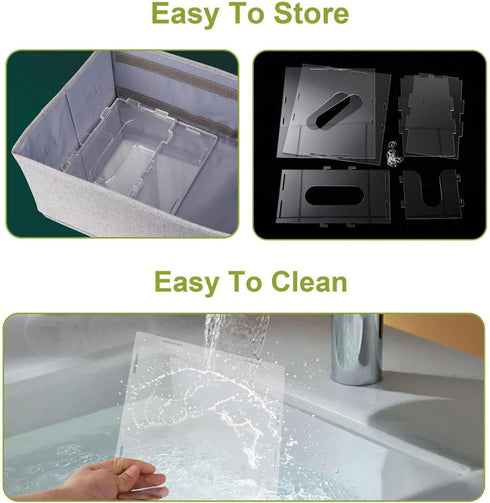 NOENNULL Milk Bag Storage Containers, Breast Milk Storage Containers, Acrylic, Transparent, Removable Breast Milk Bag