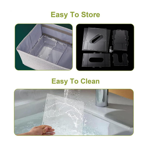 generic Breast Milk Storage Container Freezer Storage Container Acrylic Reusable Transparent Detachable Milk Freezer