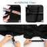 Pram Sunshade Cover, Universal Waterproof Stroller Sunshade with Viewing Window for Baby (Black)