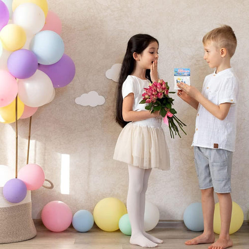 WODMAZ Valentines Day Cards with Sea Animal Building Blocks, 24 Packs Valentine Gift for Kids