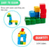 125 4 KOMARC GAMES StickiKubes, Mini Stacking Cubes that Stick to Anything, Non Toxic Kid Safe Sticky Blocks, Creative