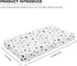 Streeyiu 52x28x8 Stars Baby Crib Sheets for Boys Girls Navy Blue Star Fitted Crib Sheet for Standard Crib and Toddler