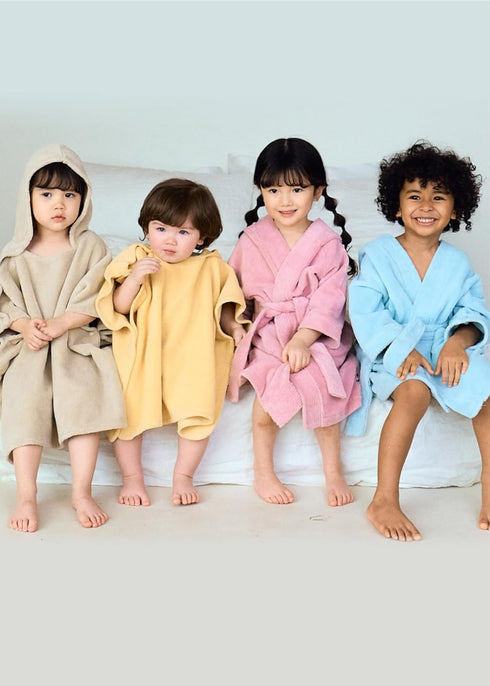 Konny Baby Hooded Towel Rayon from Bamboo Cotton Baby Bath Beach Towel Hooded Poncho, Oeko-TEX, Ultra Soft & Quick-Dry