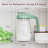 Momcozy Breast Milk Pitcher, Resistant to Heat and Cold Abrupt Temp Swings, No Leak Glass Breast Milk Fridge Storage