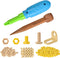 Cardboard Construction Tool Kit, 422 Pieces Educational Toys for At-Home Play and Classroom Learning