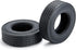2PCS RC Rubber Tires 83.5mm Soft Rubber Mud Tyres for 1/14 Tamiya Truck Tractor Cargo RC Car