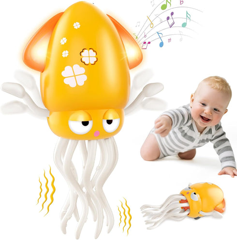 AOTIBO Baby Dancing Octopus Toy for 1 2 3 4 5 Year Old