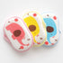 Lurrose 3PCS Baby Bath Sponge, Cartoon Elephant Soft Cotton Scrubber for Toddler Infant, Mixed Color