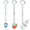 Toy Straps, Pacifier Holder Clip, Pure Silicone Material, BPA Free, for Teethers and Baby Cribs
