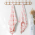 REZIPO 2 Pack 70% 30% 47 47 Inches Pink Bow Muslin Swaddle Blankets Bambo Cotton Breathable Receiving Blankets Newborn