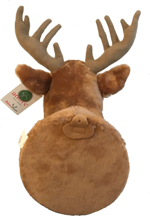 13" Adore Boone The Whitetail Deer Plush Stuffed Animal Walltoy Wall Mount