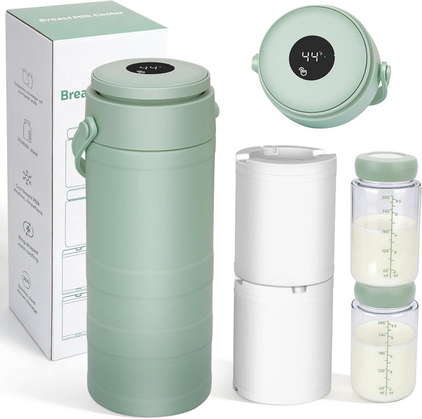 LIONROGE Portable Breast Milk Cooler for Outdoors & Work, 360 Total Cooling Keeps