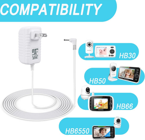 liangxinyun 20FT HB66, HB50, HB6550,HB6560,HB6339, HB6336, HB6250, HB40 K05S050100U,5V Baby Monitor Charger Cable