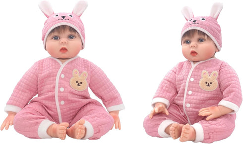 FADALEA 18-22 Inch Reborn Doll Clothes for Dolls, Doll Clothes and Accessories with Hat