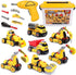 FLY2SKY 7 in 1 Take Apart Toys for Boys Ages 3-8, Electric Drill Construction Set, DIY Engineering Building Toy Gift