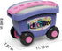 32 PCS Ice Cream Cart Toys for Toddlers - Pretend Play Food Scoop & Serve Macaroon Dessert Set