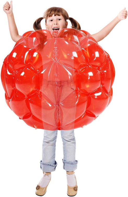 Sumo Balls for Kids - Buddy Bounce Balls Sumo Game, Giant Human Hamster Knocker Ball for Ages 3-10 (Red+Red)