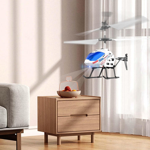 3.5 2 2.4GHz DEERC Remote Control Helicopter, CH Altitude Hold RC Helicopters w/Gyro for Beginner, Shells LED Light One