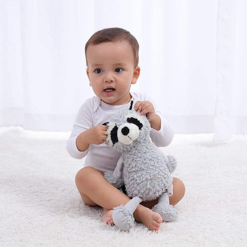 Apricot Lamb Toys Plush Gray Raccoon Stuffed Animal, Soft Cuddly, Perfect for Child, 9 Inches