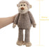 Tovodise Animal15.4 inch Cute Plush Monkey Toy Soft Stuffed Adorable and Cuddly Plush Monkey Huggable Companion