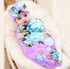 Galabloomer Newborn Baby Sleep Receiving Blanket and Bow Headband Set, Baby Swaddle Blanket