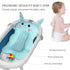 SONARIN 0-12 Baby Bath Pad,Non-Slip Baby Bath Cushion Mat Infant Floating Bathtub Pad Newborn Bath Tub Seat Mat Soft