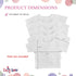 5-Pack 18 Inch 80/20 Emily Rose White Doll T-Shirts - Cotton/Poly | Doll Clothes Wardrobe Basics Fits American Girl