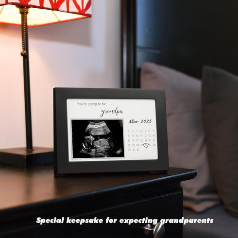 Pregnancy Announcement for Grandpa, Sonogram Picture Frame, Baby Announcement Sign, Surprise Baby Reveal Ideas