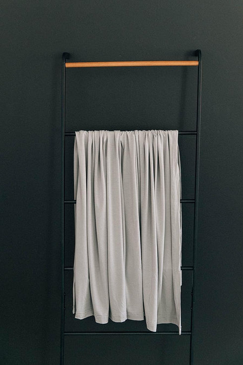 0-3 (47" 47") Mebie Baby Stone Stretch Swaddle, Modern and Neutral Swaddle Blanket for Baby Girl or Boy, Soft Baby