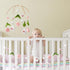 Set Baby Mobile for Crib, Crib Nursery Mobile for Boys Girls, Boho Bee Flower Nursery Decor Soothe Toy Baby Shower