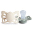 FRIGG Butterfly Anatomical SilkySoft Silicone Baby Pacifier | Made in Denmark |