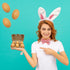 Chochkees 6-Pack, 2.3" Inches Wooden Fake Eggs Life Size Brown Eggs Perfect for Easter Crafts, Dcor and Egg Hunts