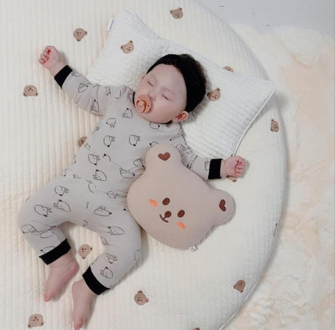 Jackcsale Baby Play Mat for Infant Toddler - Round Cotton Detachable Washable Crawling Area Rug - Floor Playmats Carpet