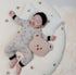 Jackcsale Baby Play Mat for Infant Toddler - Round Cotton Detachable Washable Crawling Area Rug - Floor Playmats Carpet