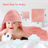 28 28 Inch Orighty Baby Hooded Towel with Five Washcloths, x Super Soft Bath Towel with Hood for Babies, Infant