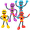 Flexible Bendable Figures Robot Set of 4 - Twisted Deformed Doll Decompression Toy for Boys and Girls