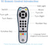 Baby Realistic TV Remote Control Toy with Light and Sound, Adjustable Volume, Educational Musical Toy for 3+ Months