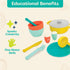 B. toys – Play Kitchen Accessories, 33-Piece Cookware, Dishes, Utensils Set for Kids, Pretend Play Toys
