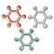 PandaEar 3 Pack Baby Teething Toys - Silicone Baby Teether BPA Free, Soft and Textured Ring Teether for Toddler Infant