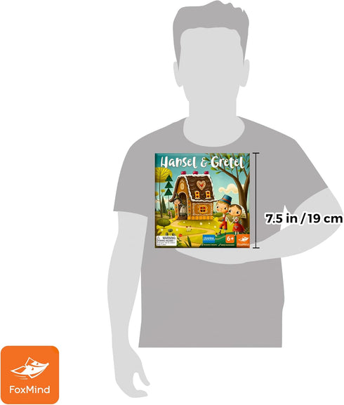 FoxMind Games Hansel & Gretel, Cooperative Fairytale Math Game for Up to 4 Players Age 6 and Up
