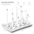 Baby Bottle Drying Rack with Tray, Termichy High Capacity Bottle Dryer Holder for Bottles, Teats, Cups, Pump Parts and Accessories, Gray