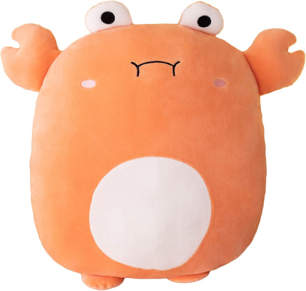 lannery Crab Plush Pillow, Crab Plushies Toy Kawaii Crab Stuffed Animal Toy Gifts