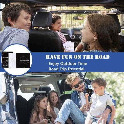 Family Games for Kids and Parents, 120 Thought-Provoking Conversation Starters, Fun Activities for Road Trip