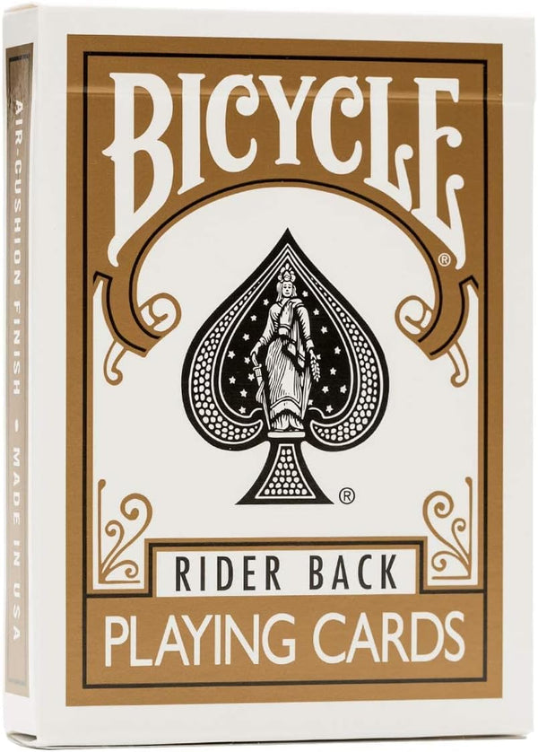 Bicycle Rider Back Gold Deck - Classic Playing Cards