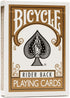 Bicycle Rider Back Gold Deck - Classic Playing Cards