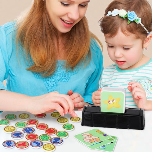 3+ 30 26 Matching Letter Game for Preschooler Age - Self-Correcting Word Puzzles Boost Spelling, Reading, Alphabet