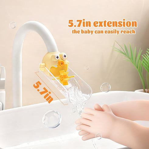 Benjiuun Faucet Extender for Toddlers,Sink Extender for Toddlers with Double Connector Design Suitable for Bathroom